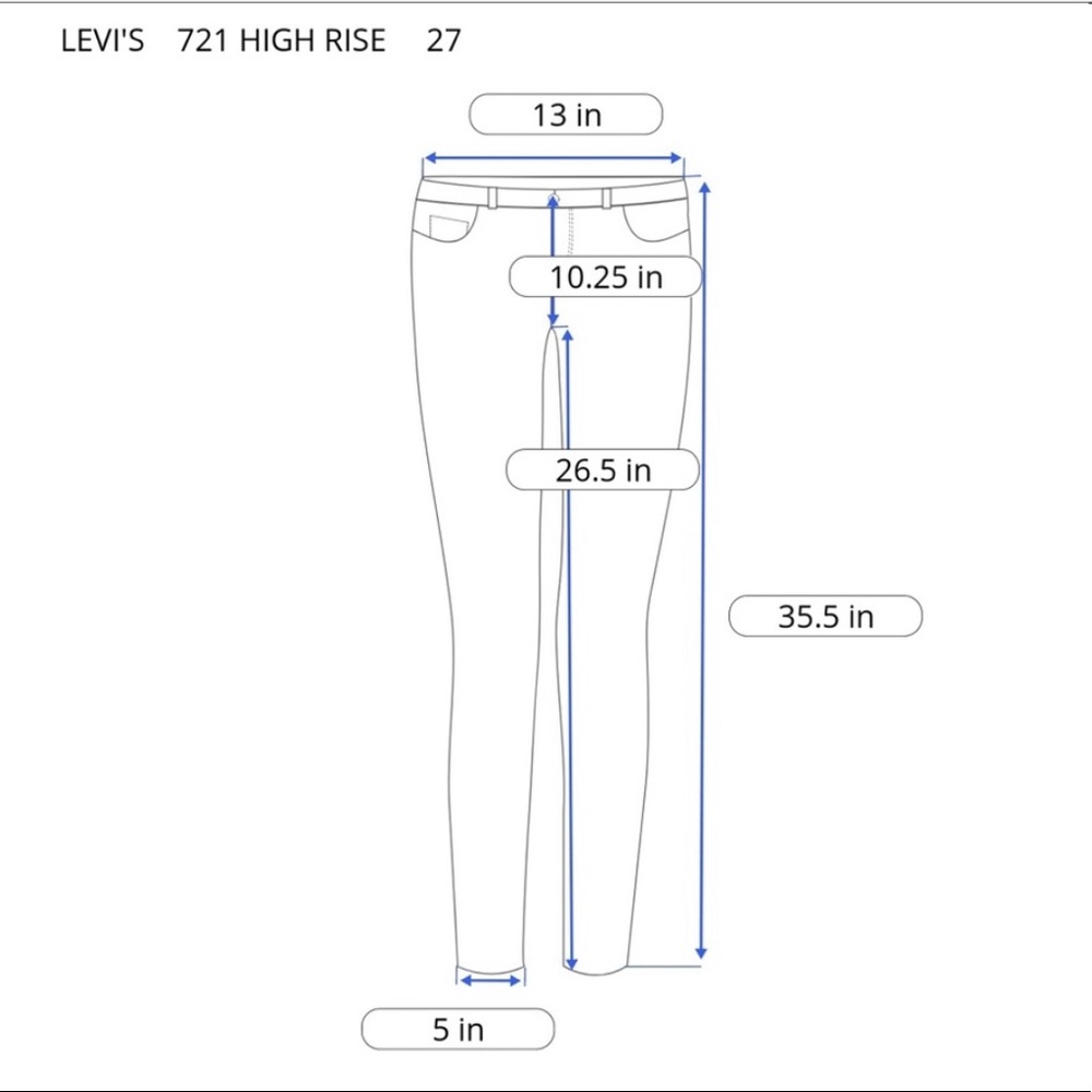 Levi’s 721 High Rise Skinny - Picture 7 of 7